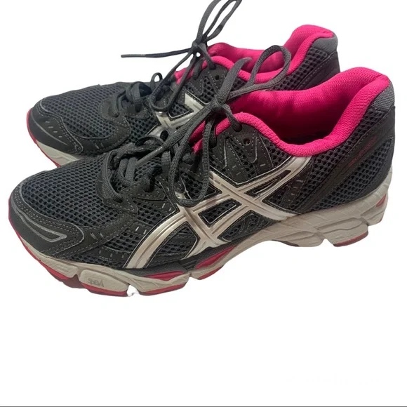 ASICS women’s 7 gray pink gel Phoenix running sneakers - Picture 1 of 9